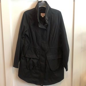 Black anorak jacket